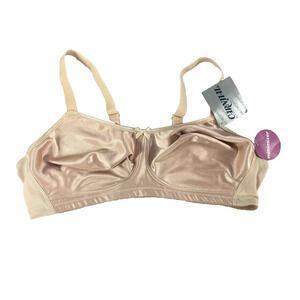 Carnival Minimizer Wireless Bra size 42D Cream Beige Style 517 Opaque Stretch